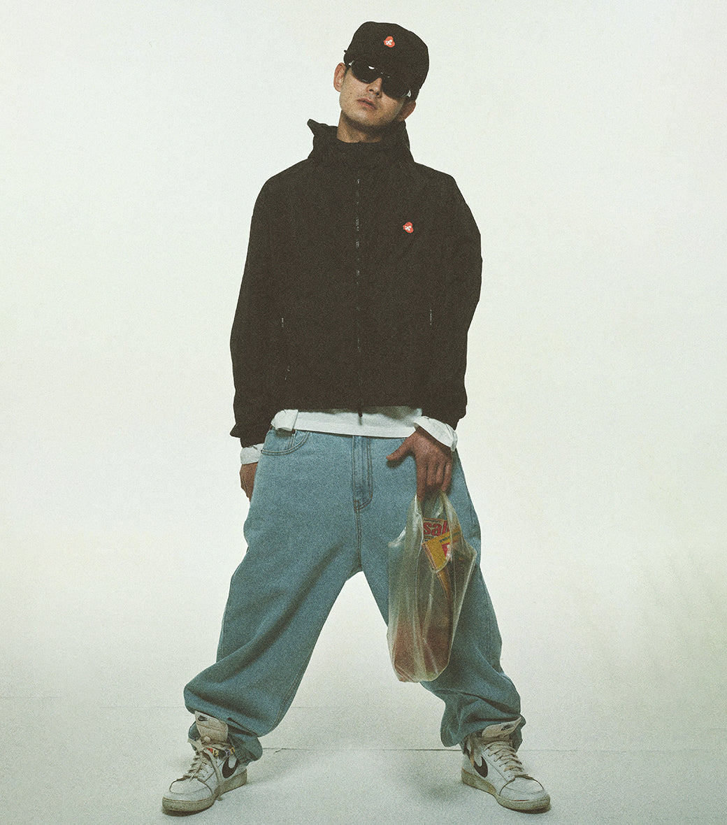 JUBANGWOL NYLON HOODIE JUMPER