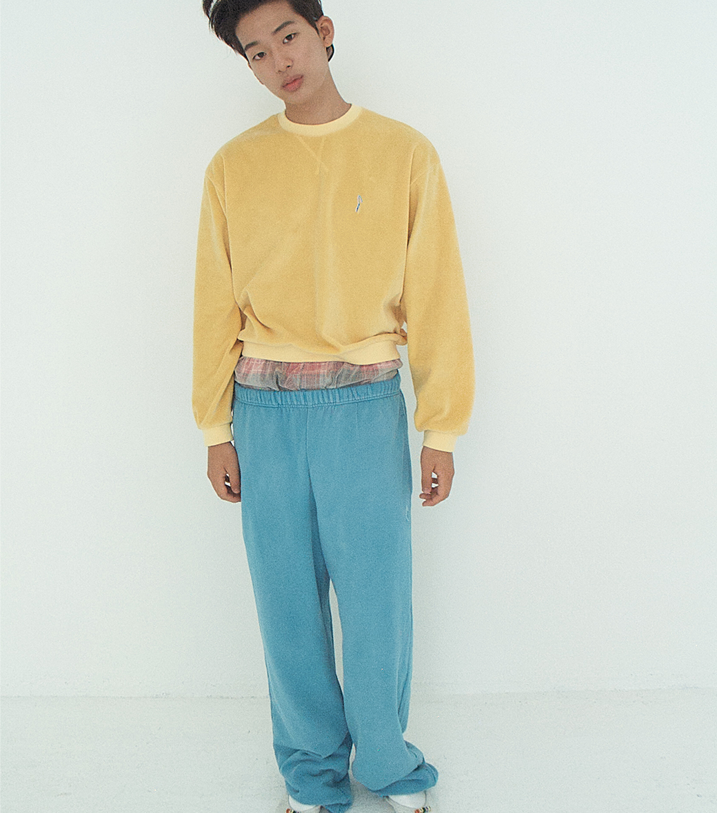 GARMENT DYED SWEAT JOGGER PANTS