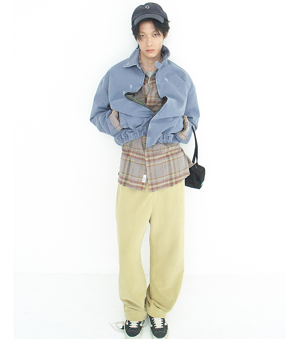 GARMENT DYED SWEAT JOGGER PANTS