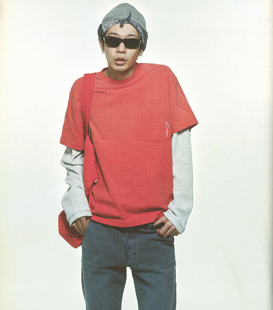 WAFFLE SLEEVE LAYERED T-SHIRT