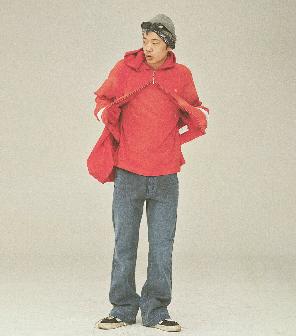 GARMENT DYED HOODIE JUMPER