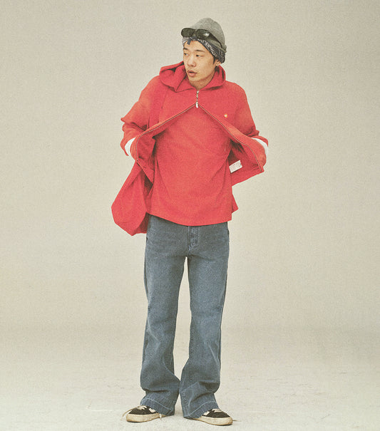 GARMENT DYED HOODIE JUMPER