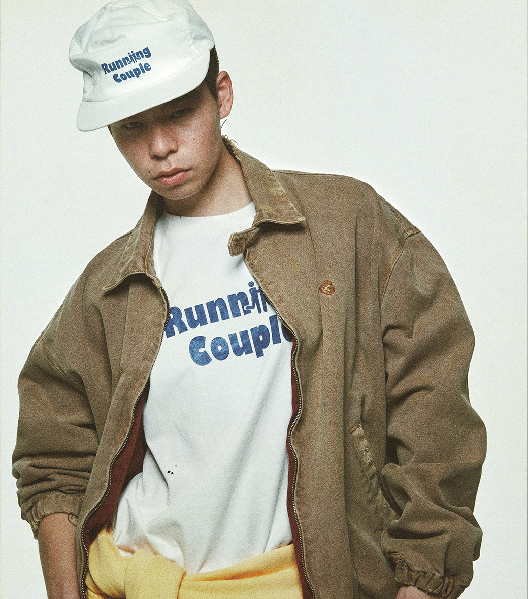 DESTROYED DENIM HARRINGTON