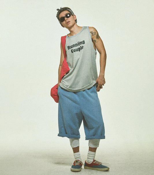 CUBE LOGO 3/4 SWEATPANTS