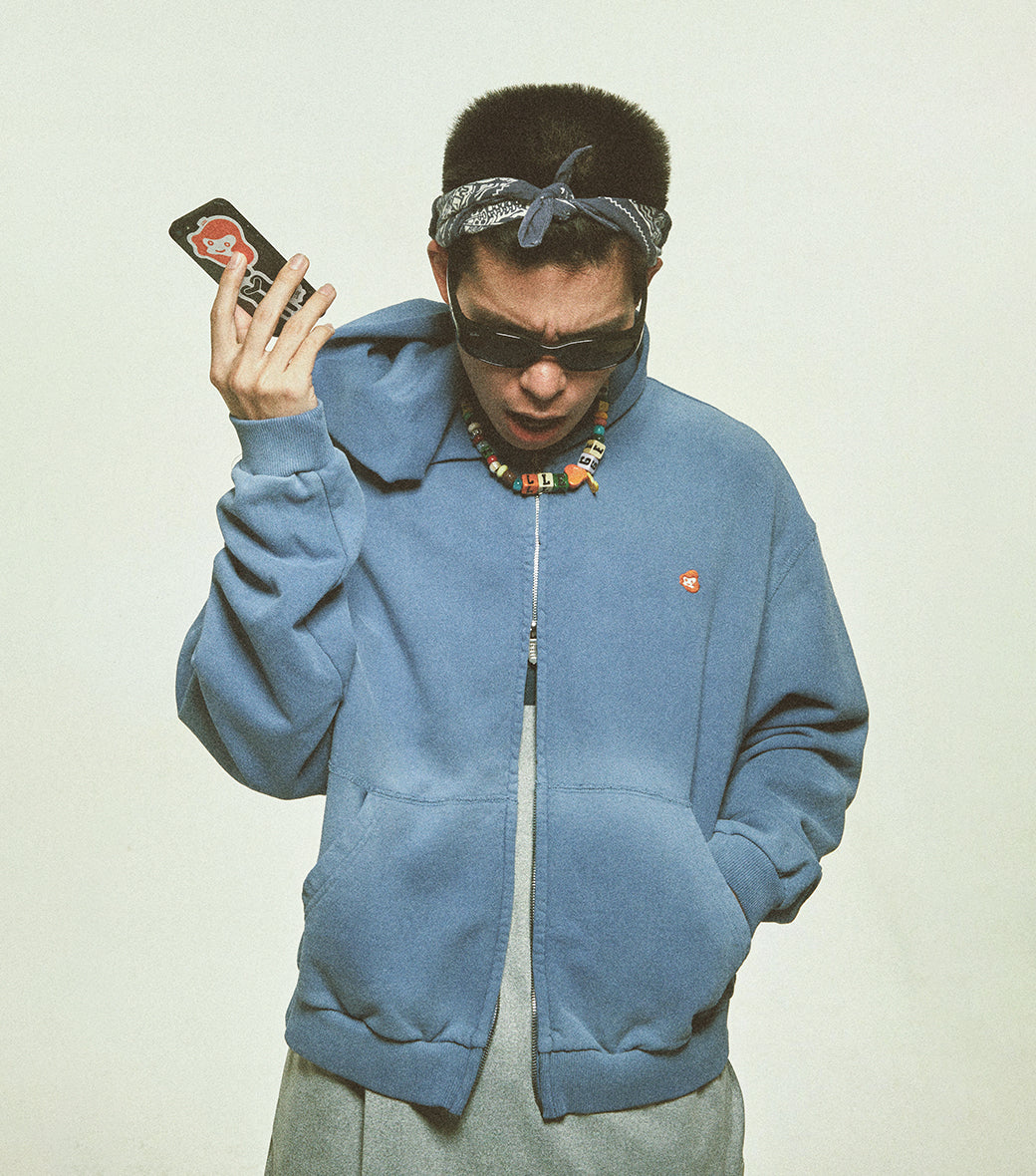 GARMENT DYED HOODIE JUMPER