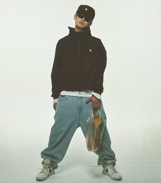 JUBANGWOL NYLON HOODIE JUMPER
