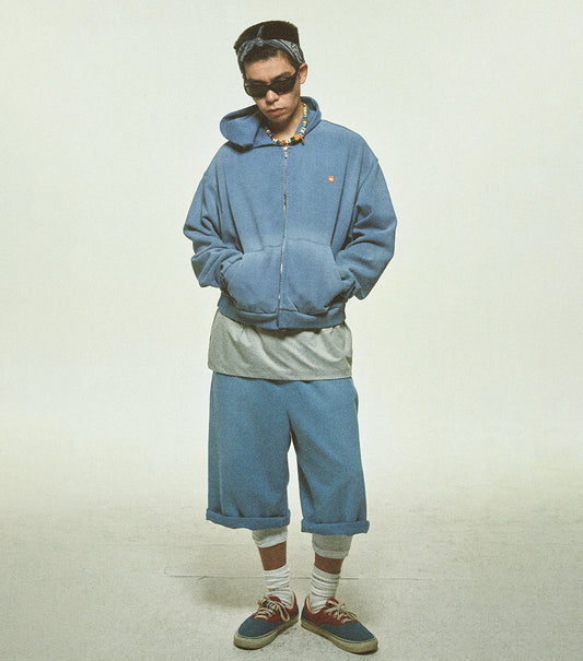 GARMENT DYED HOODIE JUMPER