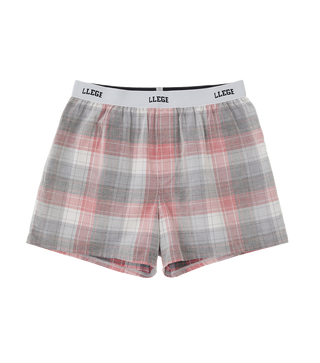FADED CHECK BOXER PANTS