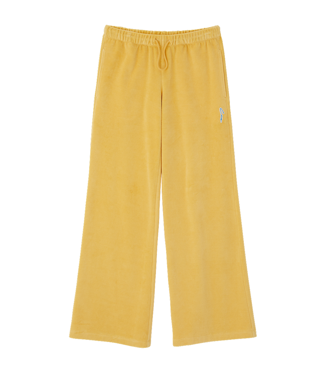 VELOUR LOW-RISE TRAINING PANTS