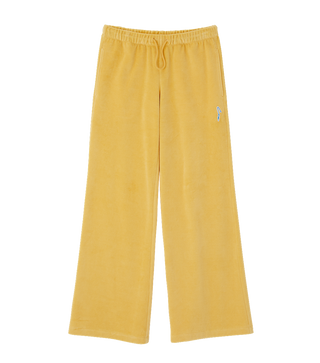 VELOUR LOW-RISE TRAINING PANTS