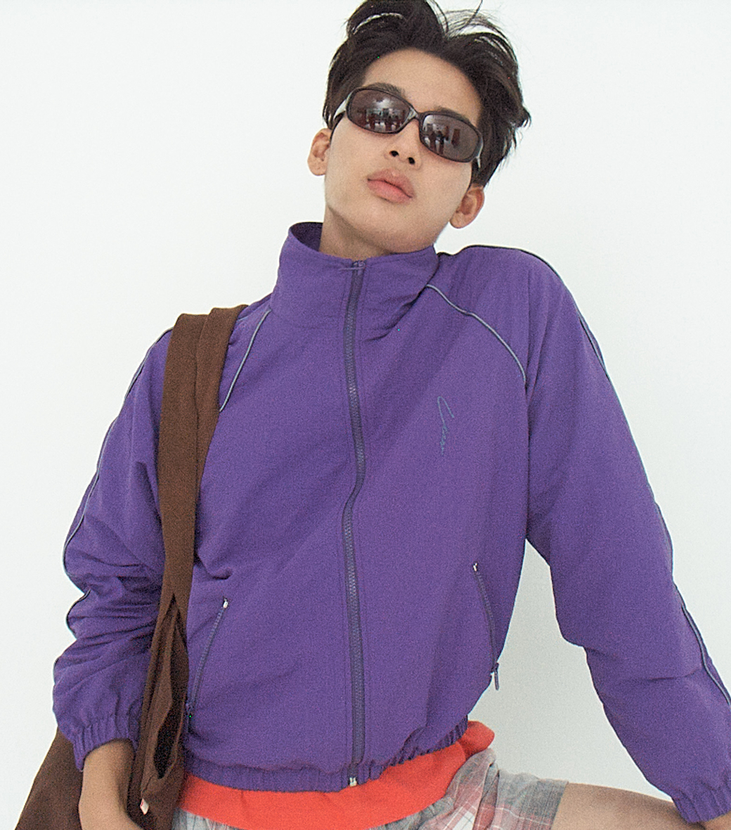 NYLON TRACK JUMPER