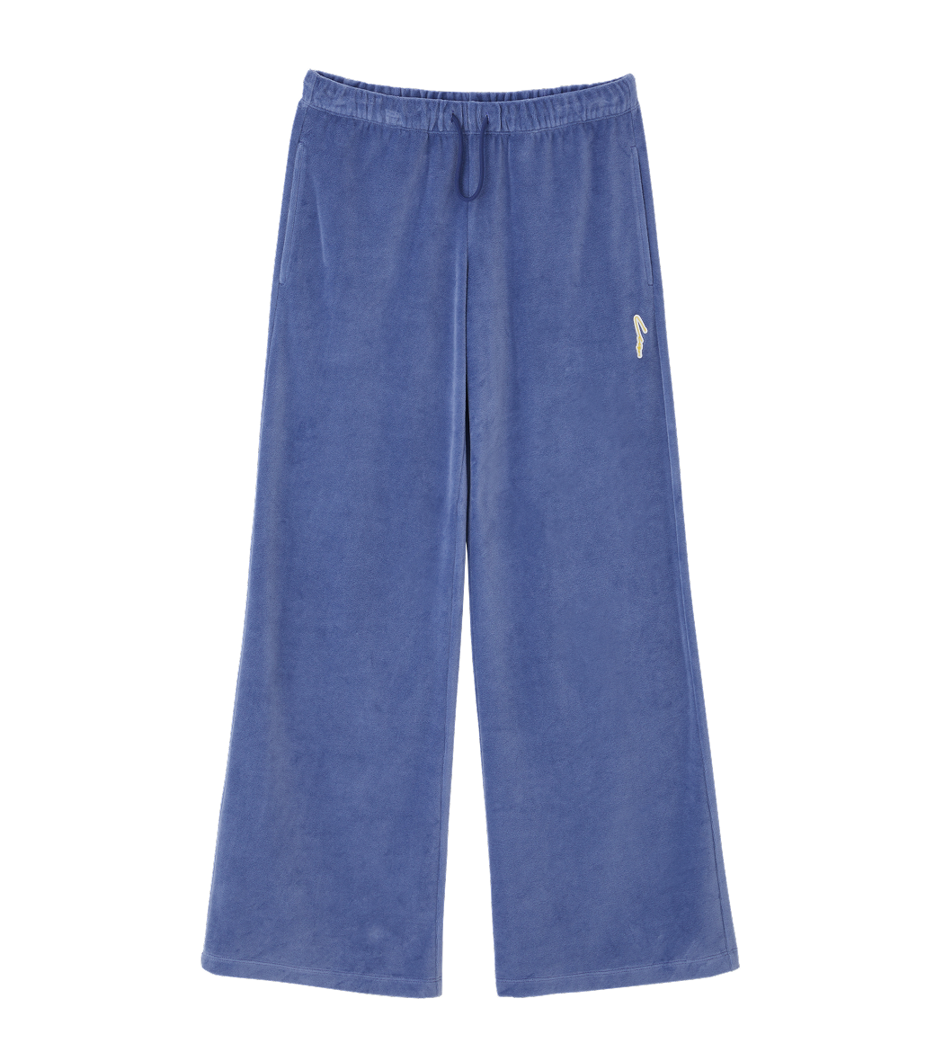 VELOUR LOW-RISE TRAINING PANTS