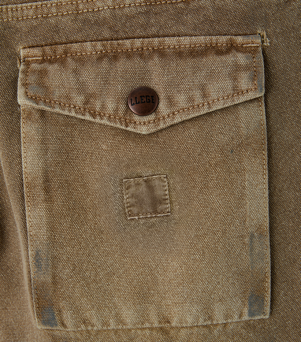 PIGMENT DYED FLARE JEANS