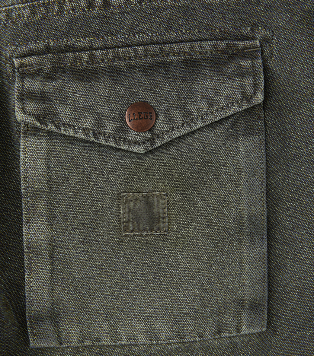 PIGMENT DYED FLARE JEANS