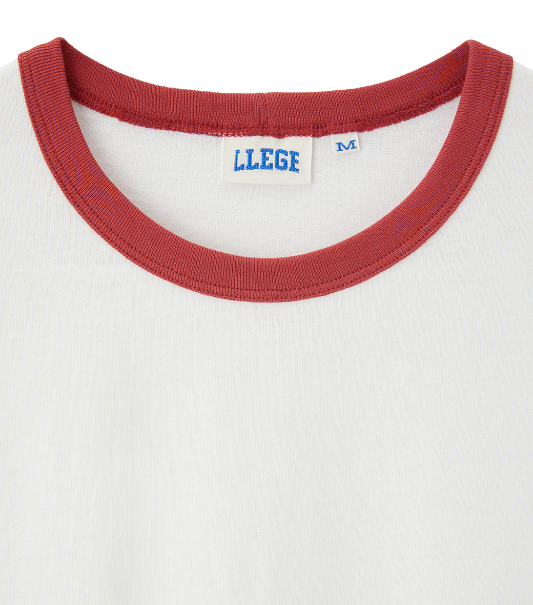 LLEGE LOGO RINGER T-SHIRT