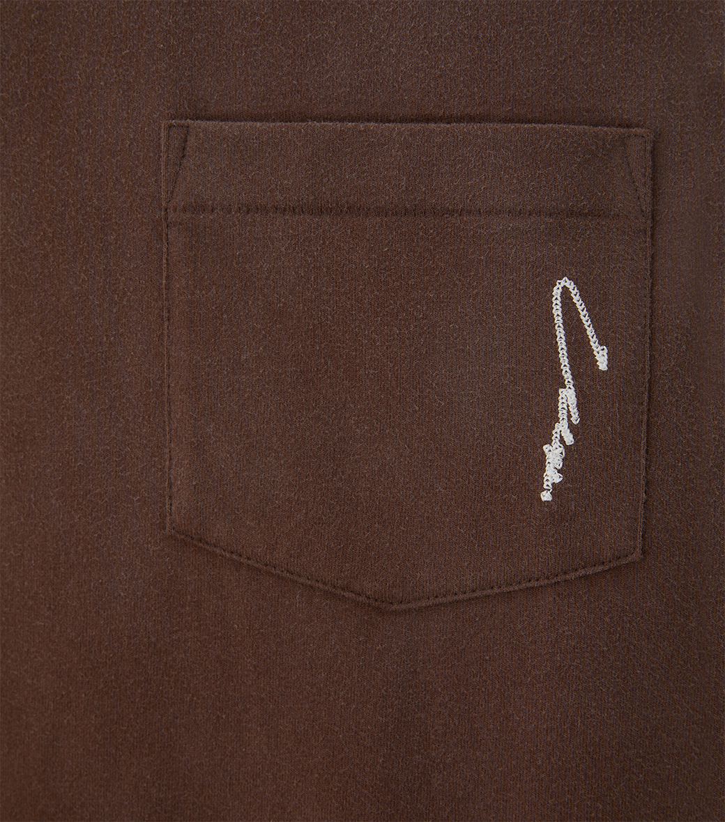 WAFFLE SLEEVE LAYERED T-SHIRT