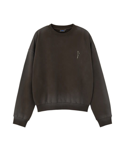 GARMENT DYED SWEATSHIRT