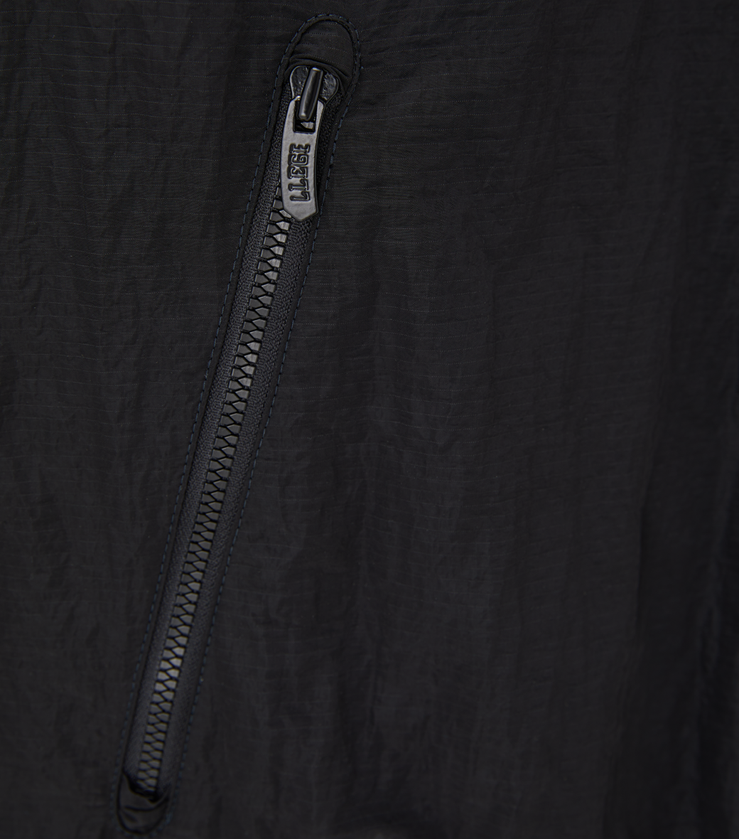 JUBANGWOL LOGO NYLON HALF ZIP UP