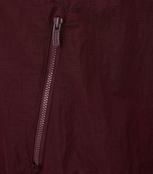 JUBANGWOL LOGO NYLON HALF ZIP UP