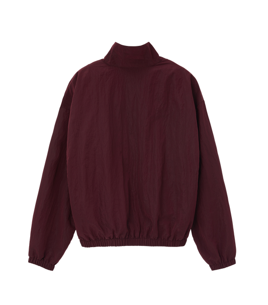 JUBANGWOL LOGO NYLON HALF ZIP UP