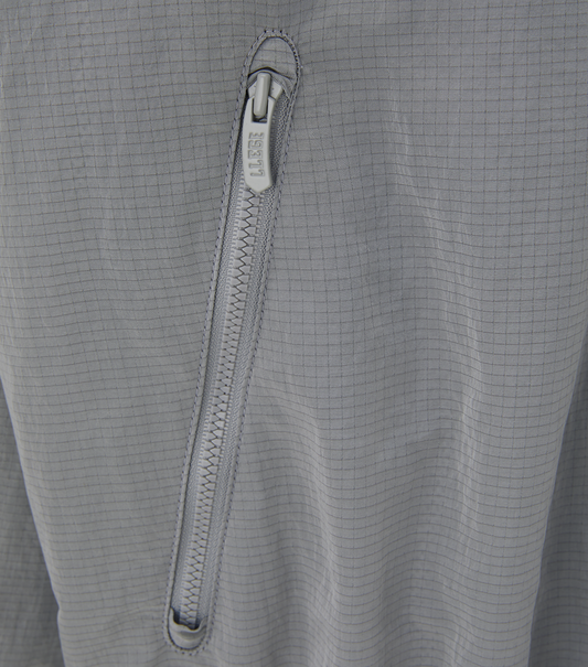 JUBANGWOL LOGO NYLON HALF ZIP UP