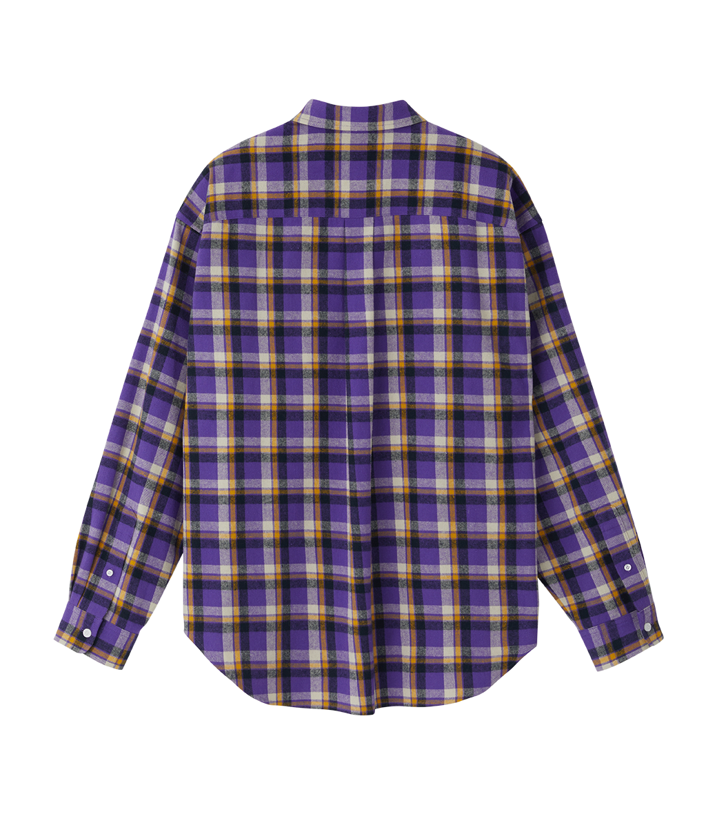 CHECK FLANNEL BOARDER SHIRT