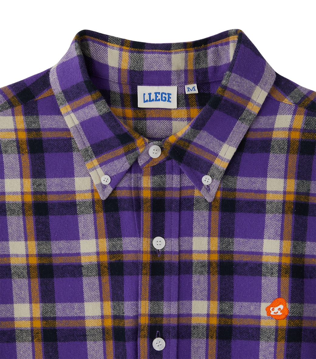 CHECK FLANNEL BOARDER SHIRT