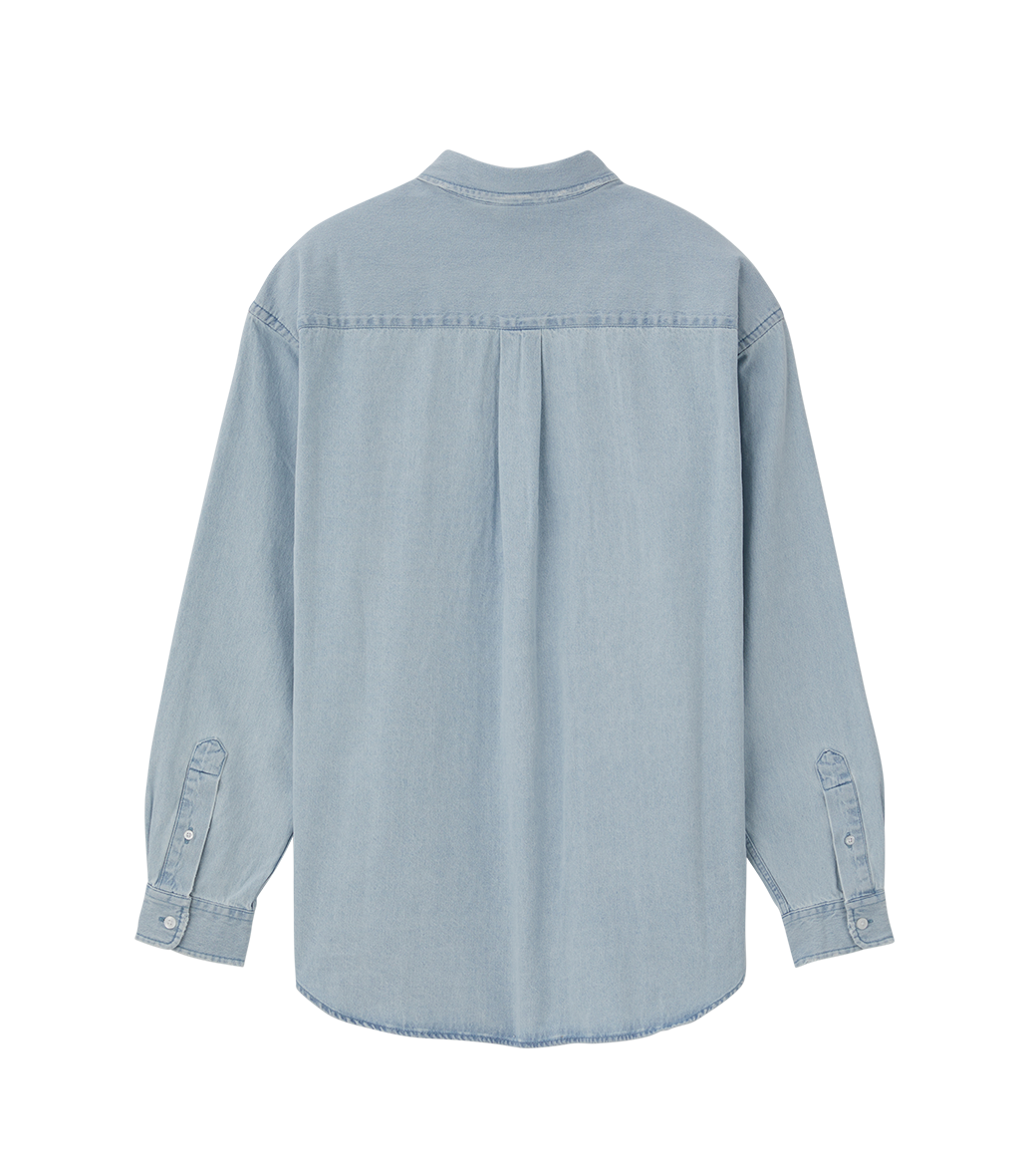 DESTROYED DENIM SHIRT