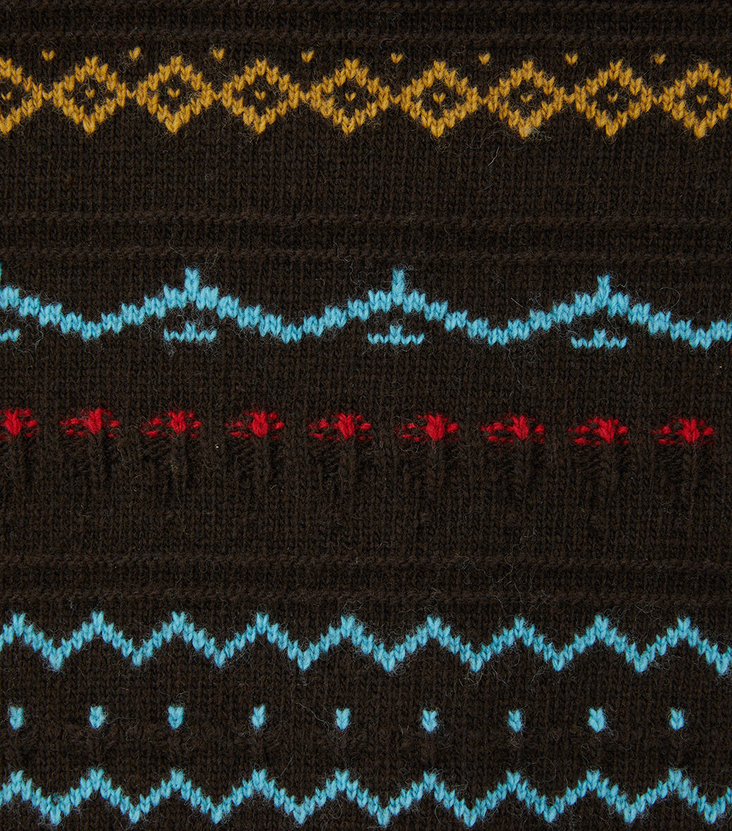 FAIR ISLE POLO KNIT