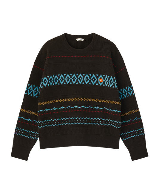 FAIR ISLE ROUND SWEATER