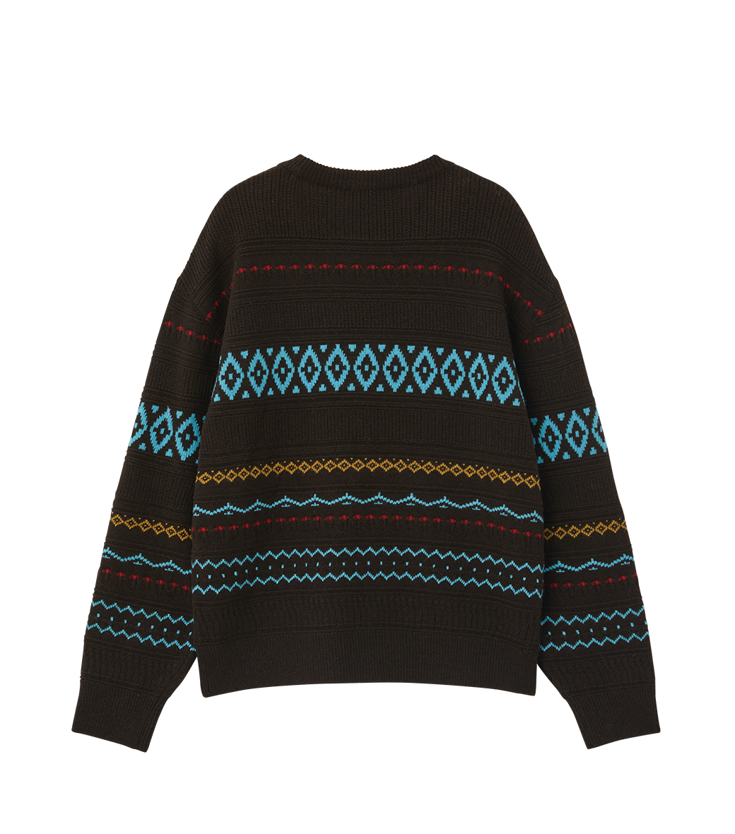 FAIR ISLE ROUND SWEATER