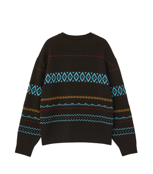 FAIR ISLE ROUND SWEATER