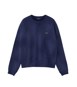 GARMENT DYED CUBE LOGO SWEATSHIRT