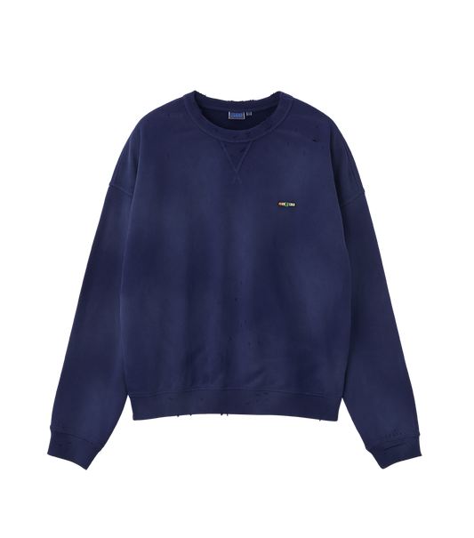 GARMENT DYED CUBE LOGO SWEATSHIRT