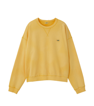 GARMENT DYED CUBE LOGO SWEATSHIRT