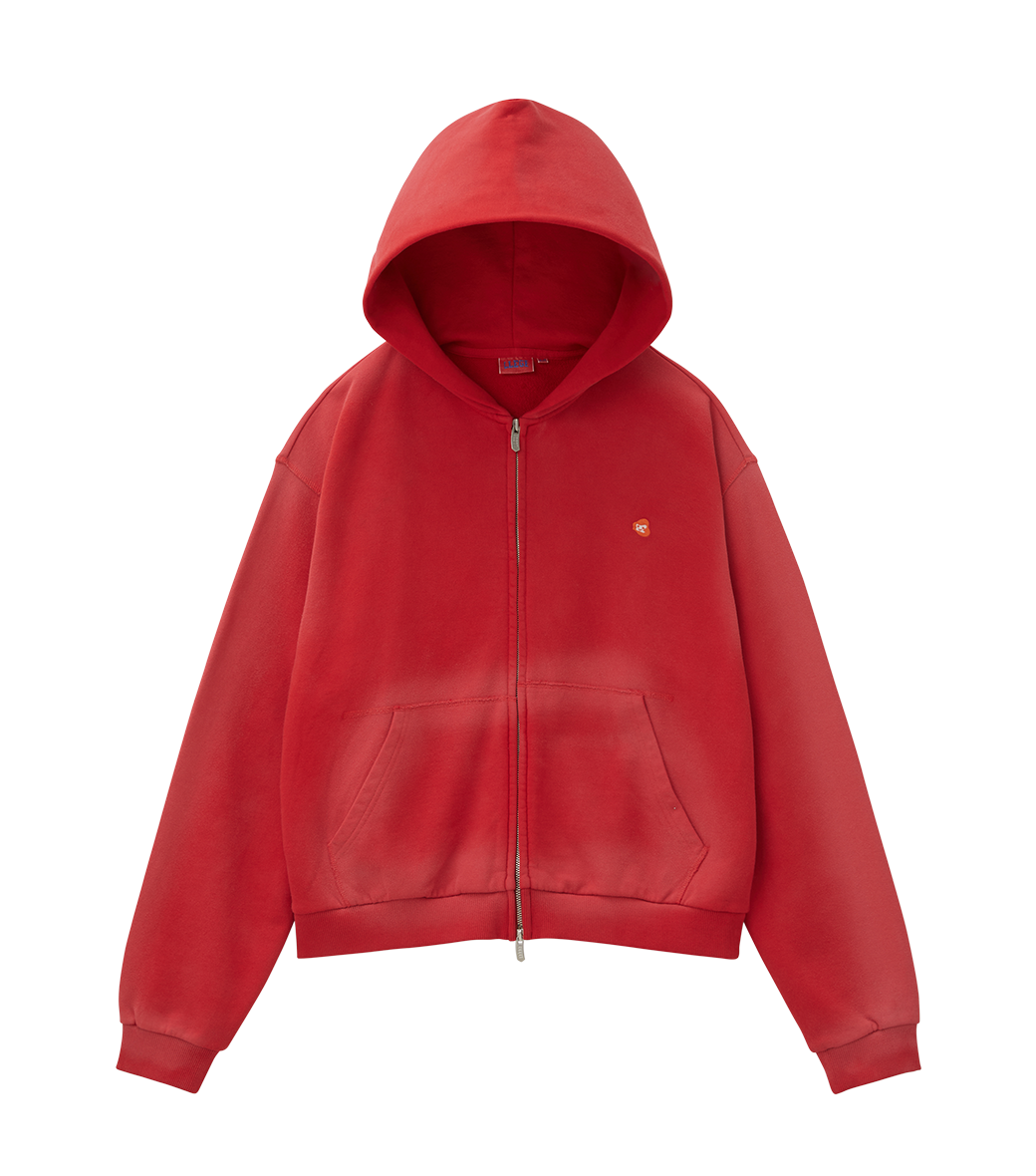 GARMENT DYED HOODIE JUMPER