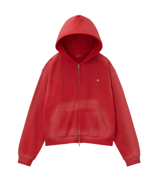 GARMENT DYED HOODIE JUMPER