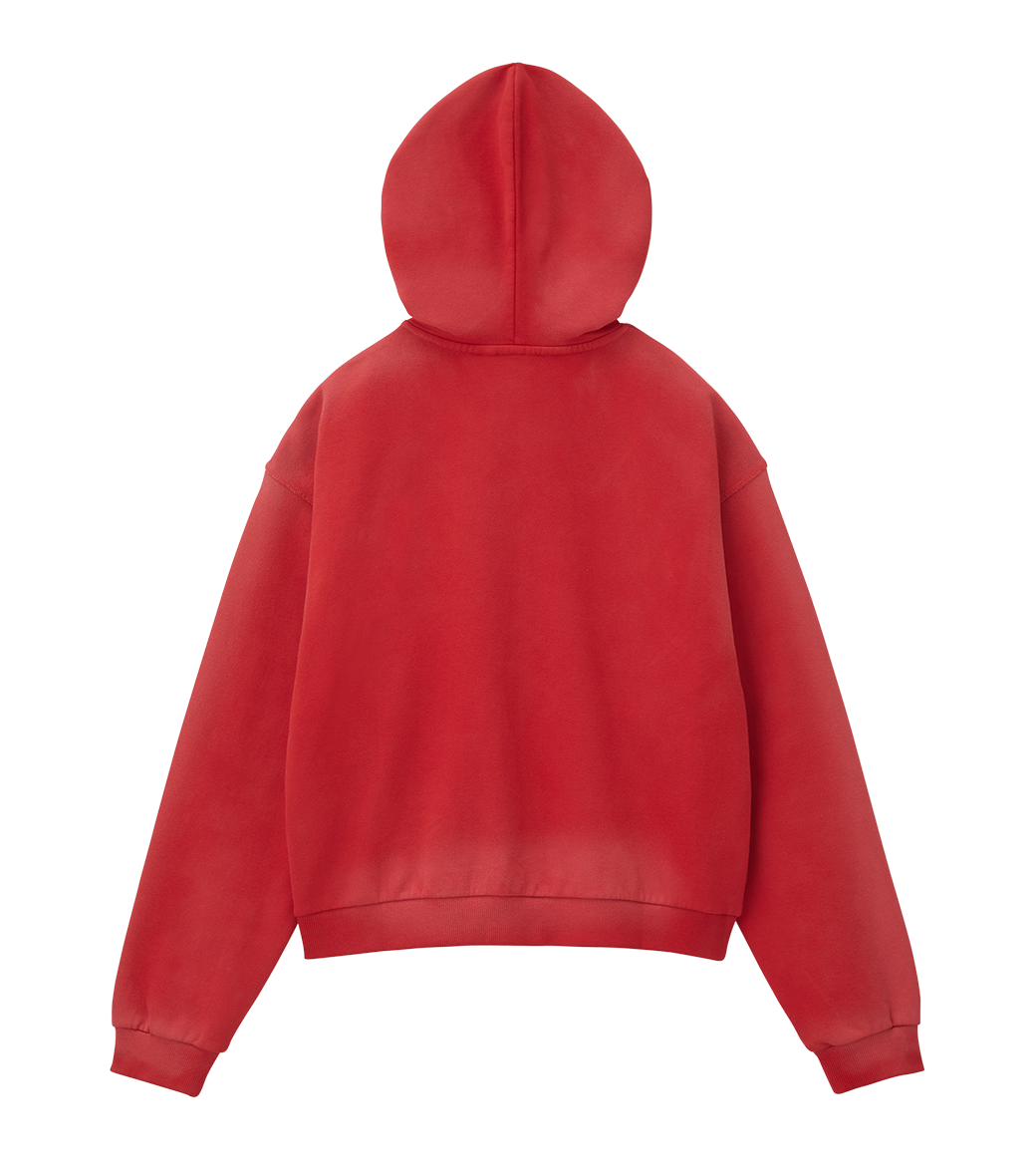GARMENT DYED HOODIE JUMPER