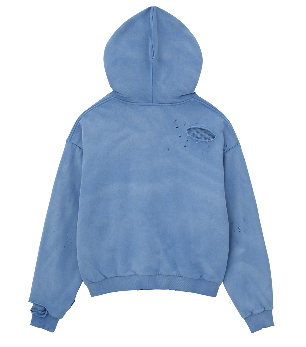 GARMENT DYED REVERSIBLE HOODIE