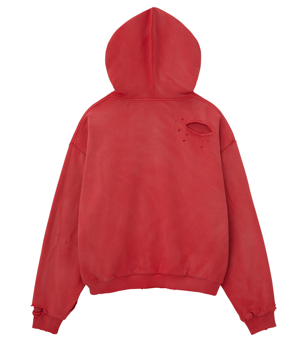 GARMENT DYED REVERSIBLE HOODIE