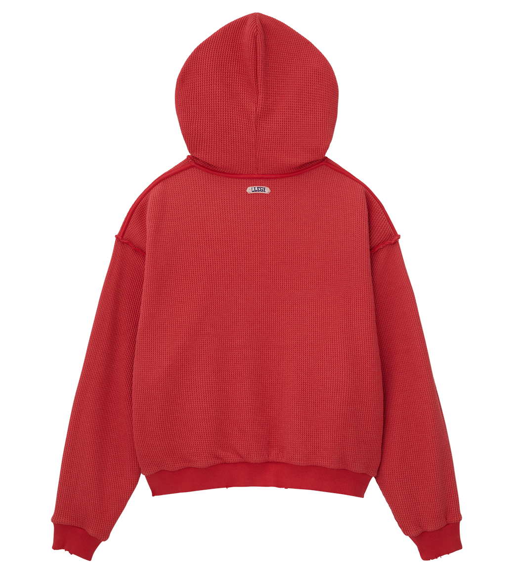 GARMENT DYED REVERSIBLE HOODIE