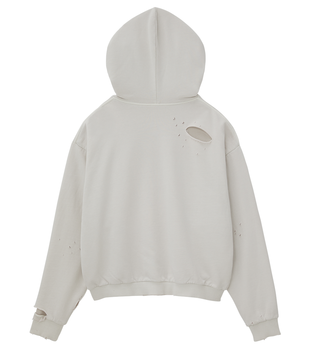 GARMENT DYED REVERSIBLE HOODIE