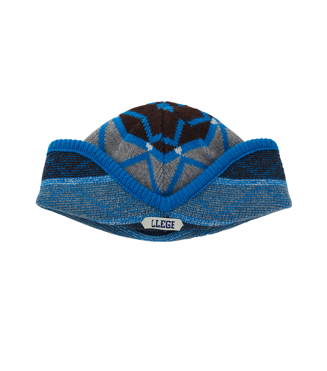 WINTER JAQUARD EARMUFF BEANIE