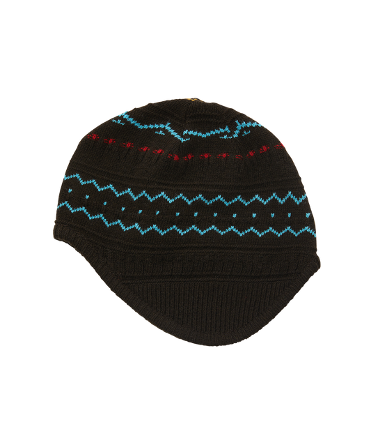 FAIR ISLE EARMUFF BEANIE