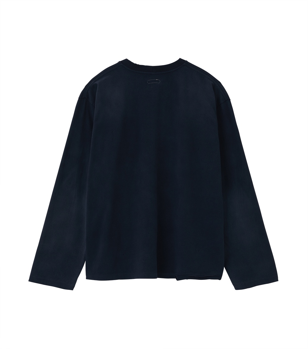 SUN-BLEACHED EFFECT LONG SLEEVES