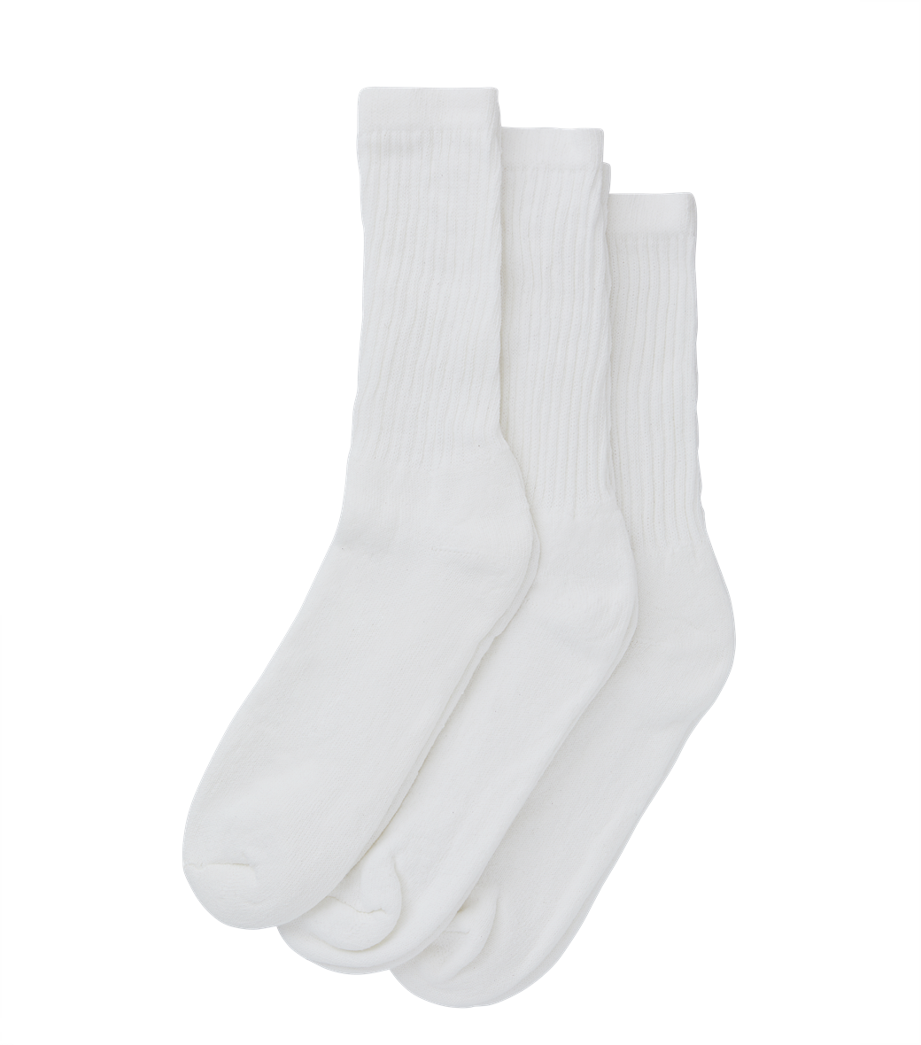 MENS CREW WORK SOCKS 3PR