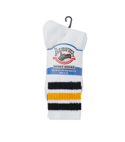 TEAM SPIRIT STRIPED CREW SOCKS 2PR