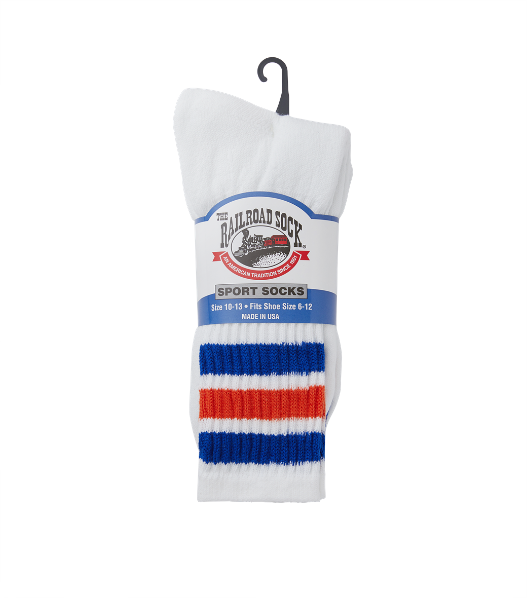 TEAM SPIRIT STRIPED CREW SOCKS 2PR
