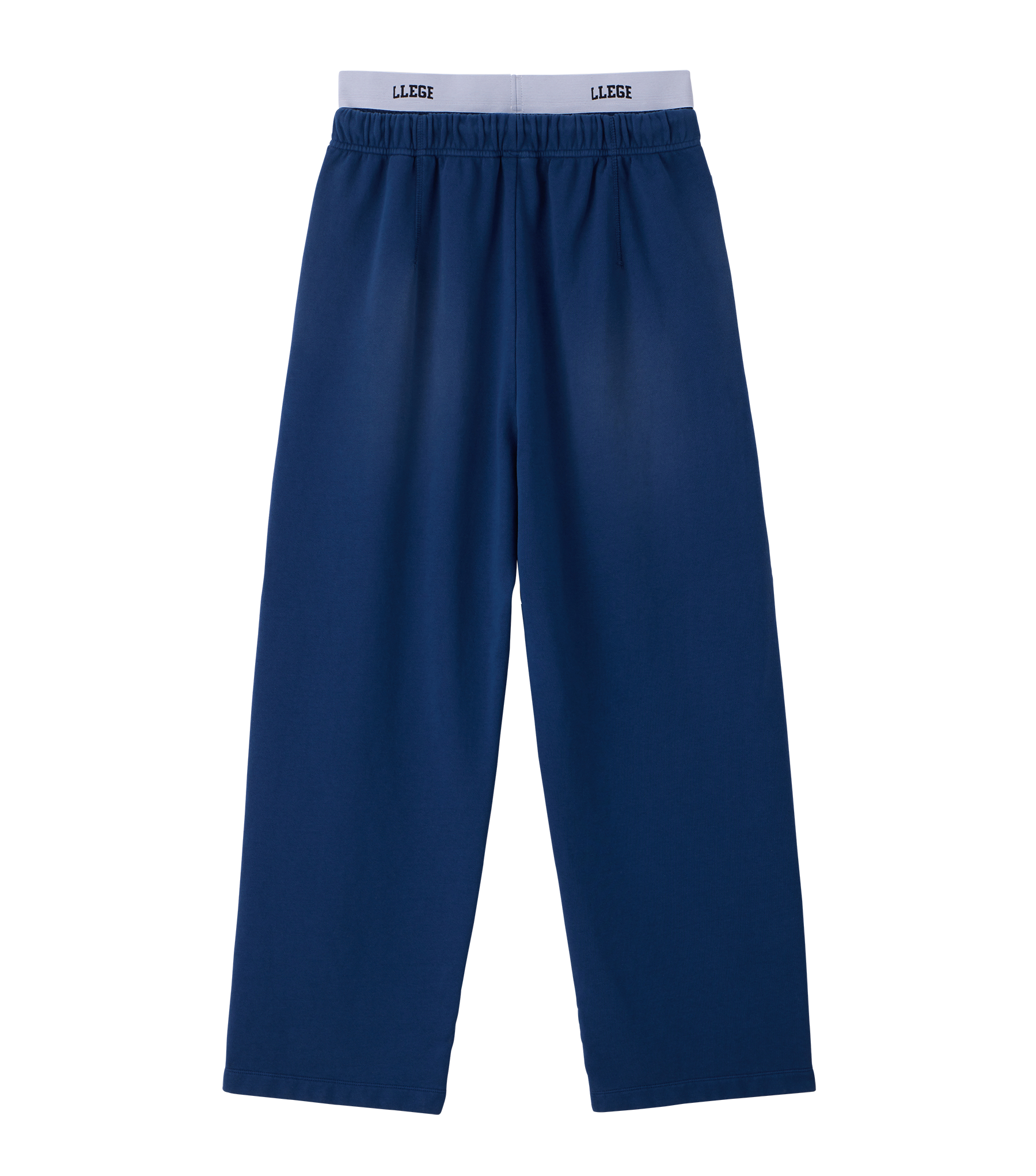 GARMENT DYED LAYERED SWEATPANTS
