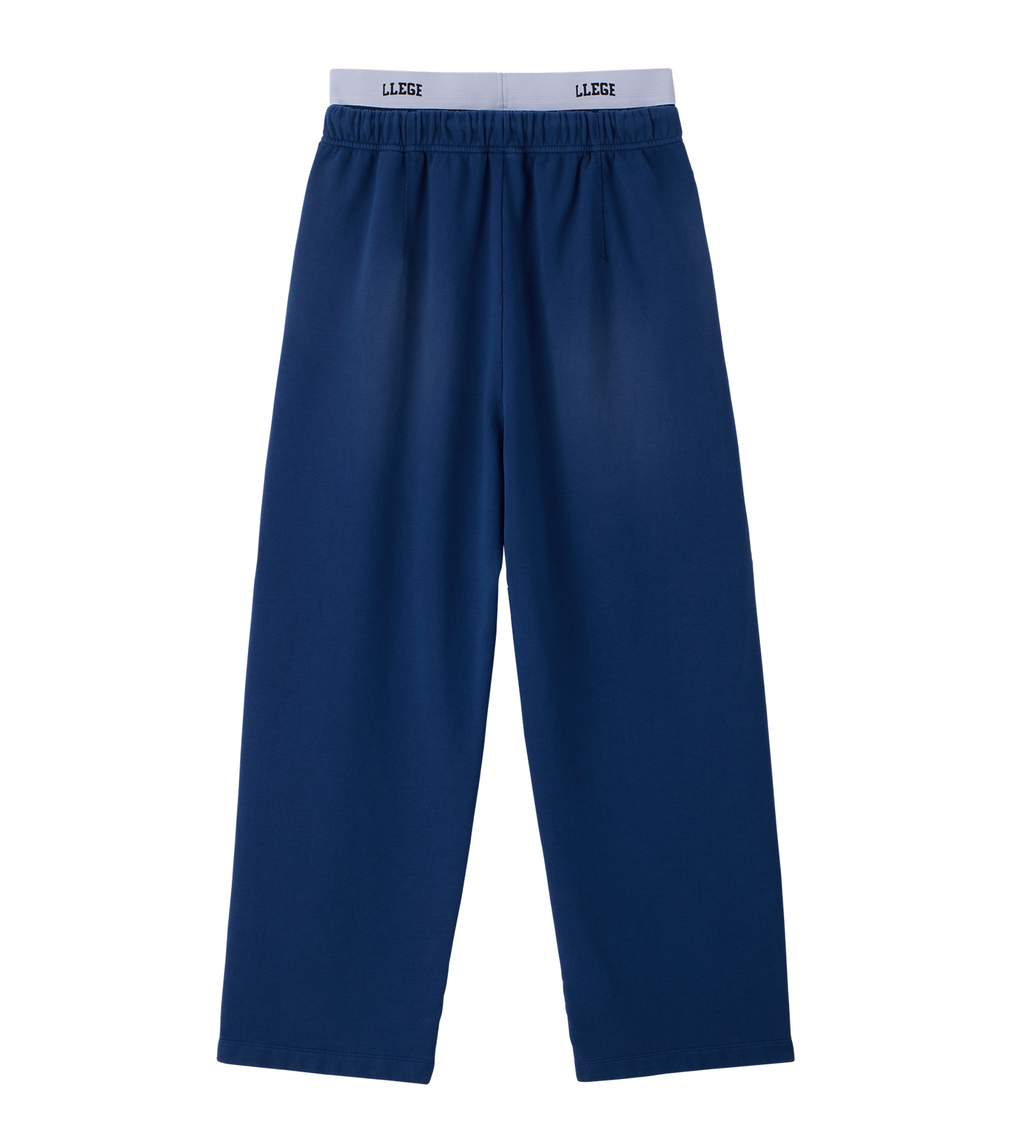 GARMENT DYED LAYERED SWEATPANTS